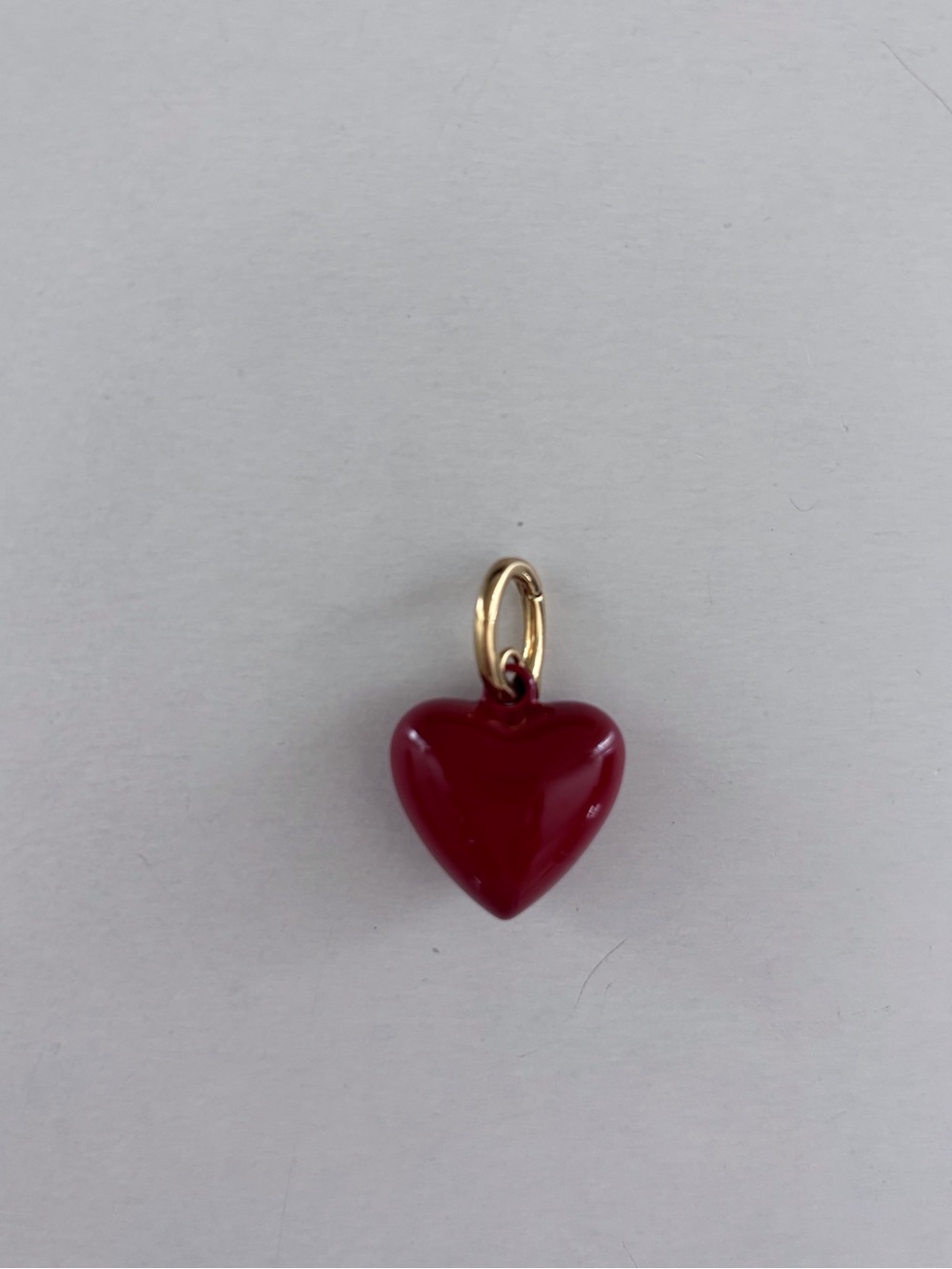 NWOT Roxanne Assoulin The Mini Puffy Heart Charm - Picture 3 of 3